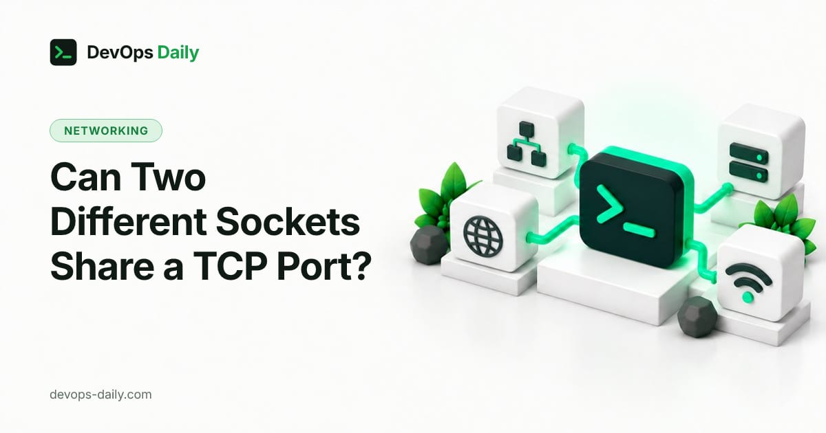 Can Two Different Sockets Share a TCP Port?