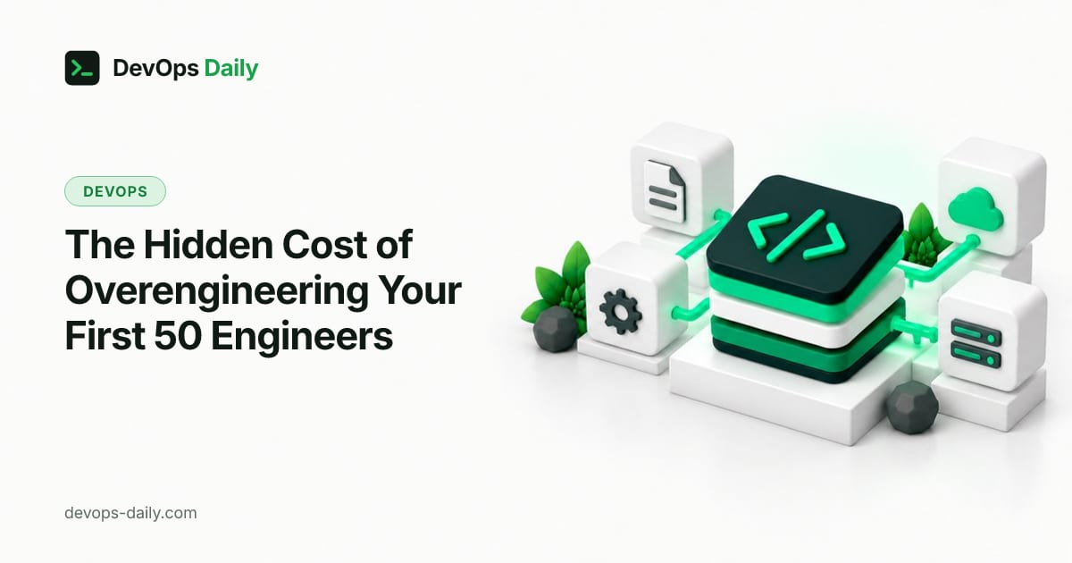The Hidden Cost of Overengineering Your First 50 Engineers