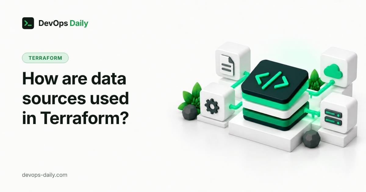 How are data sources used in Terraform?