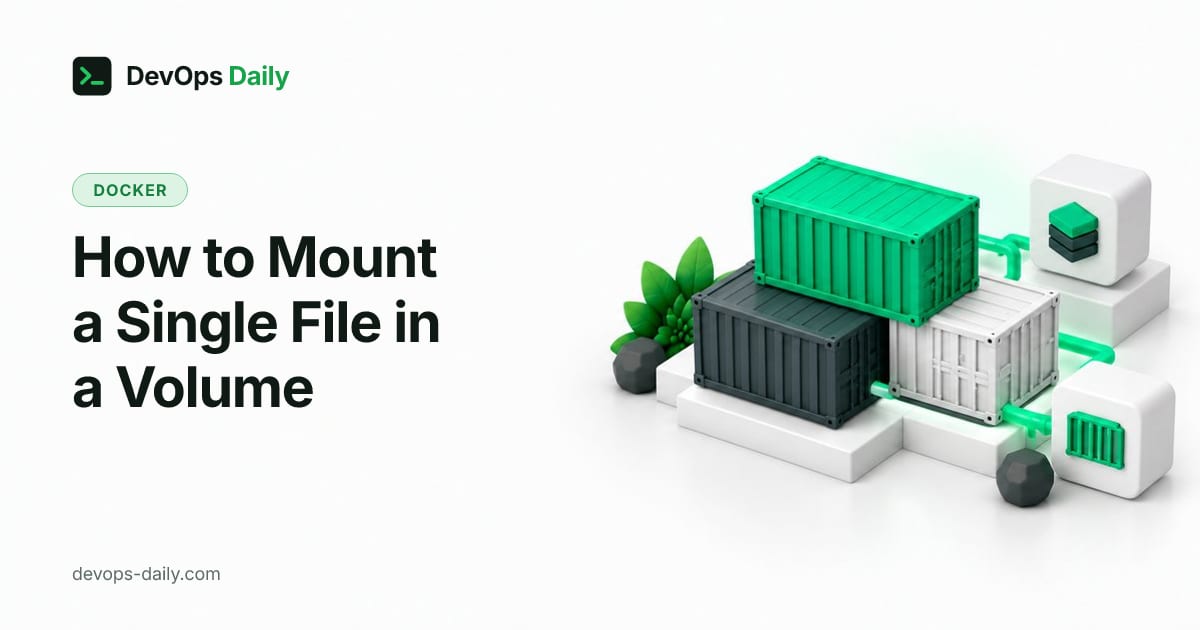 How to Mount a Single File in a Volume