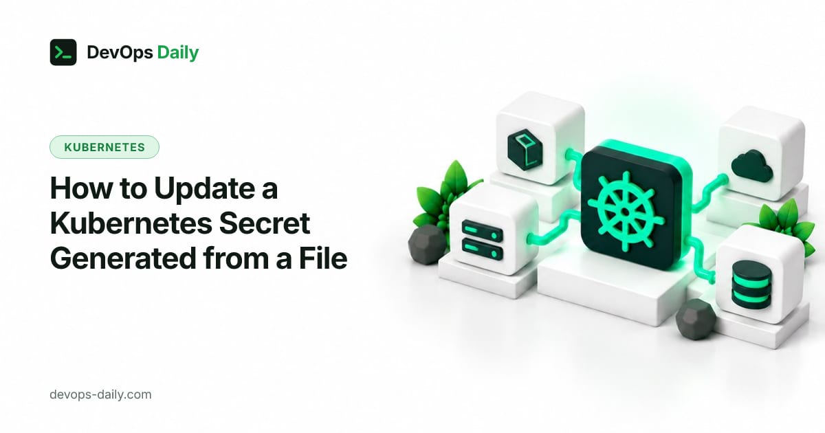 How to Update a Kubernetes Secret Generated from a File