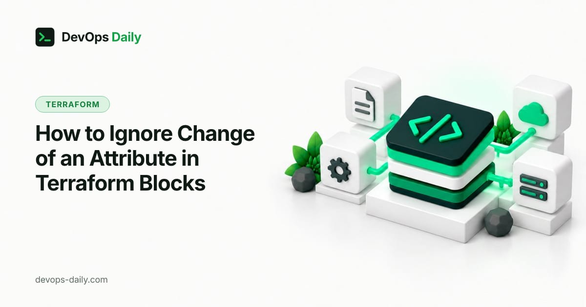 How to Ignore Change of an Attribute in Terraform Blocks