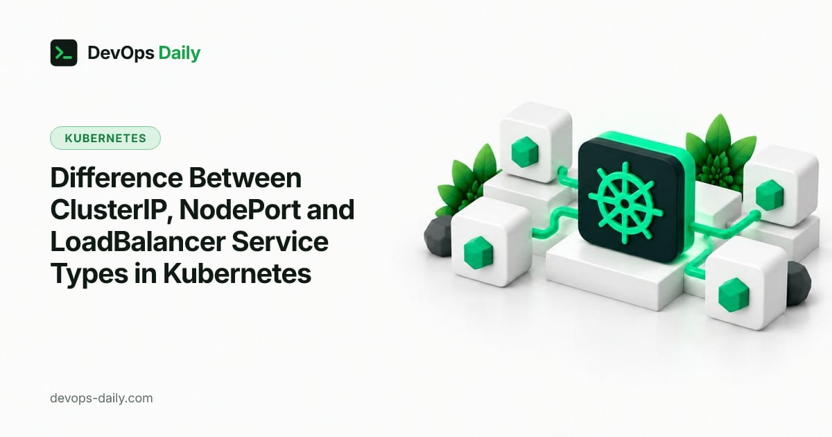 Difference Between ClusterIP, NodePort and LoadBalancer Service Types in Kubernetes