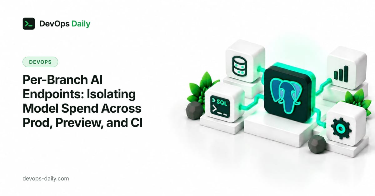 Per-Branch AI Endpoints: Isolating Model Spend Across Prod, Preview, and CI