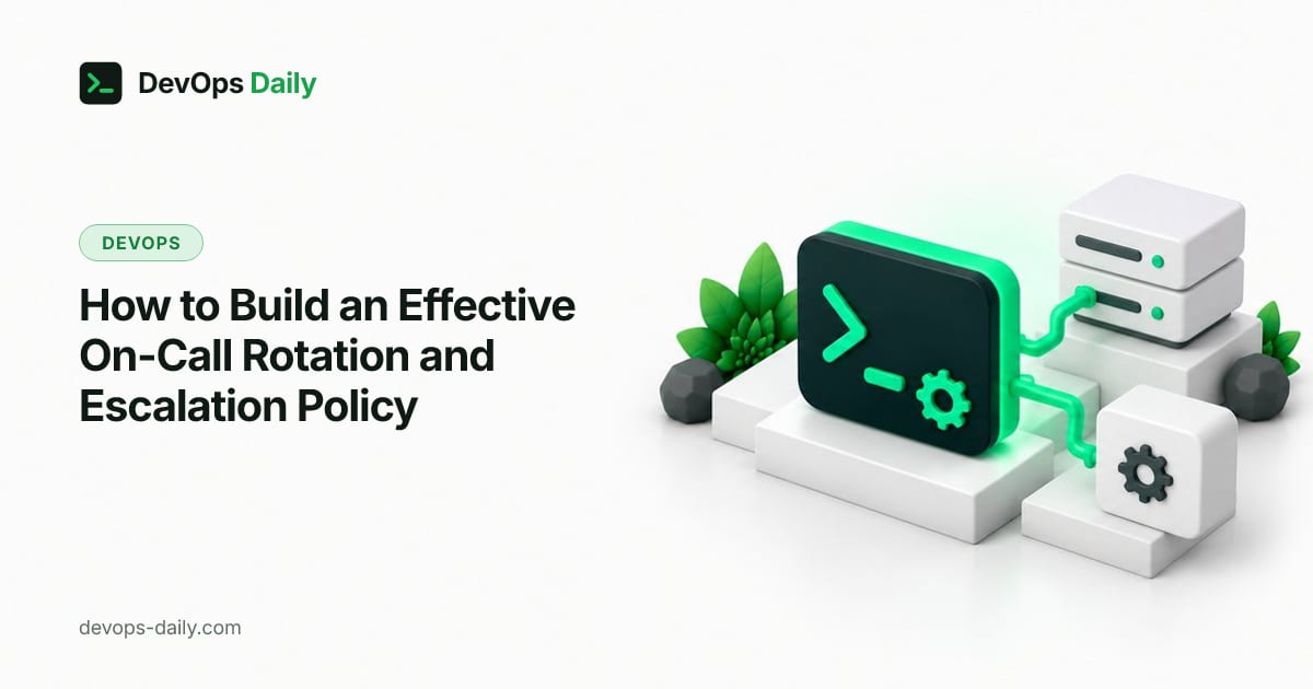 How to Build an Effective On-Call Rotation and Escalation Policy