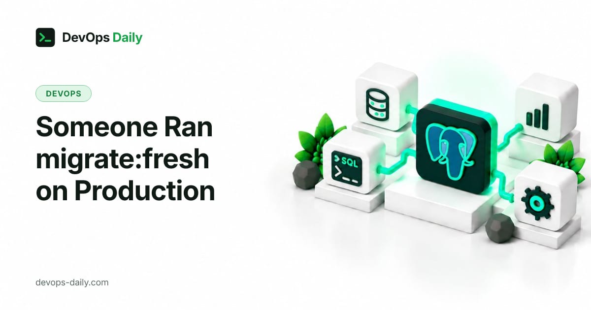 Someone Ran migrate:fresh on Production